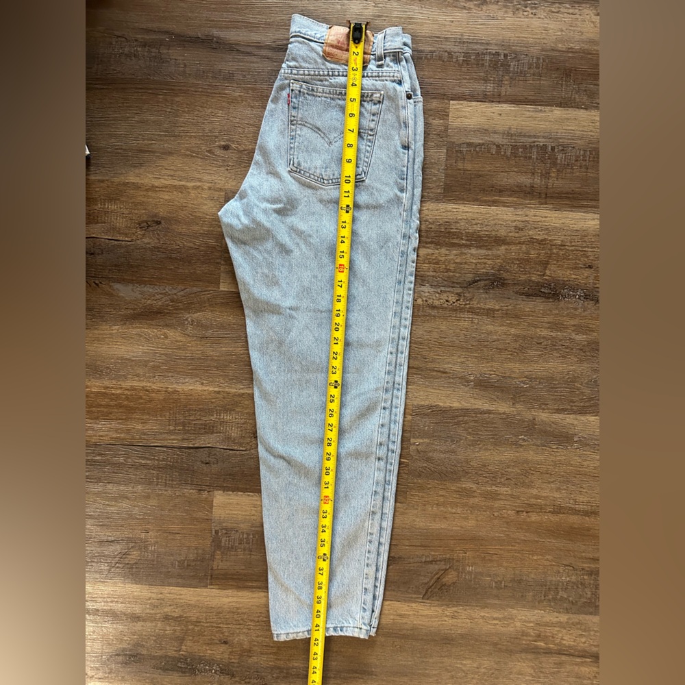 Vintage Levi’s 550 Jeans Relaxed Fit 1990’s Light Wash size 14 - Picture 8 of 11